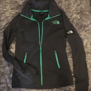 The North Face full zip lightweight fleece jacket